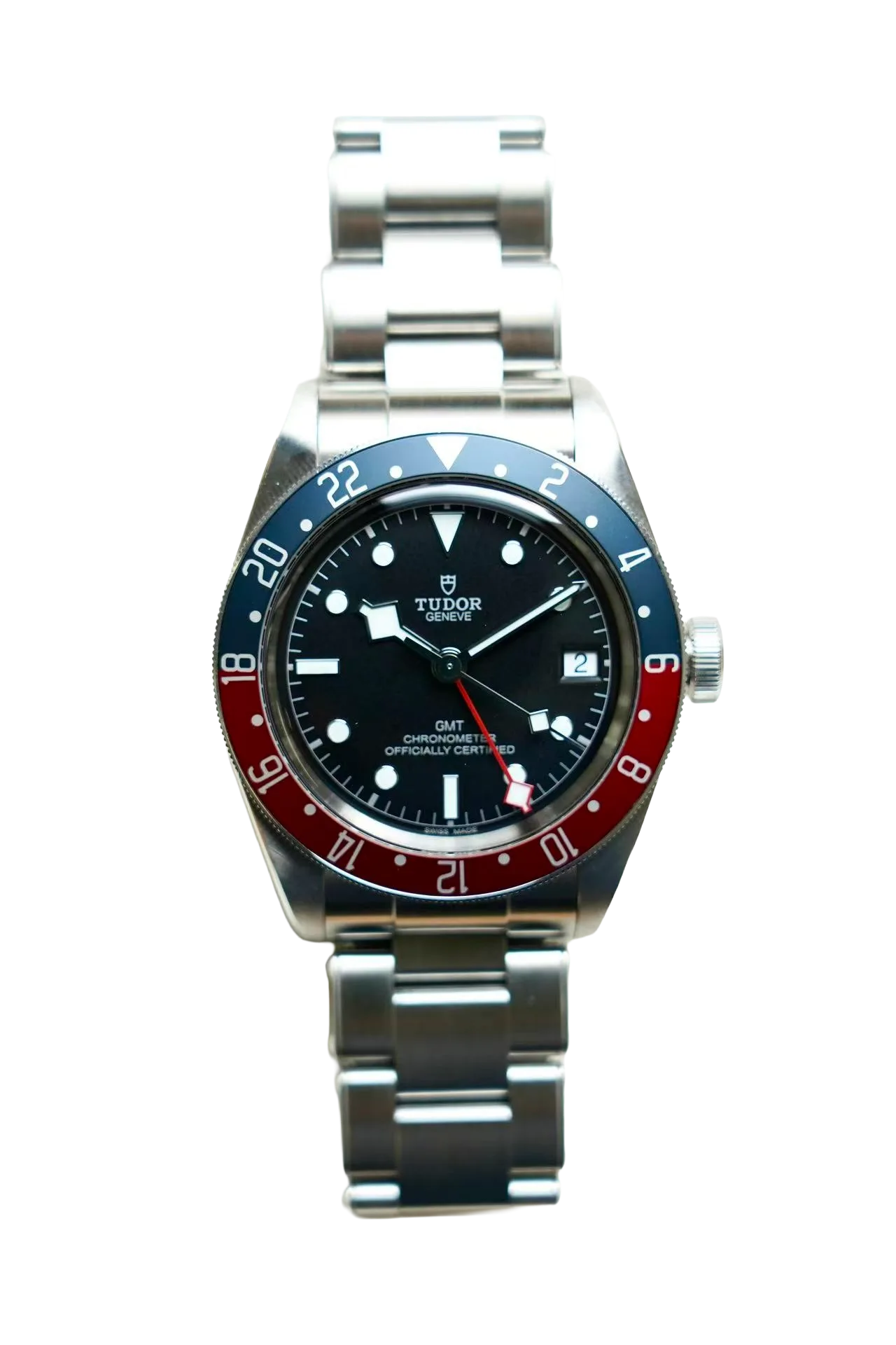 2022 Tudor Black Bay GMT Pepsi Black Dial Oyster Steel 41mm M79830RB
